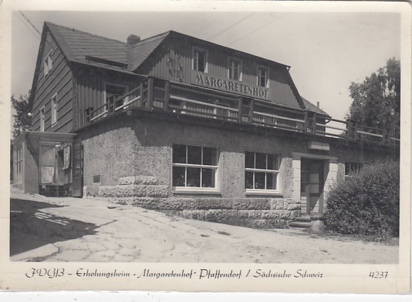 Königstein in Sachsen OT Pfaffendorf Margaretenhof 1970