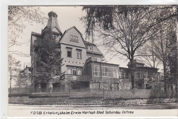 Bad Schandau OT Ostrau in Sachsen FDGB-Heim Erwin Hartsch 1960