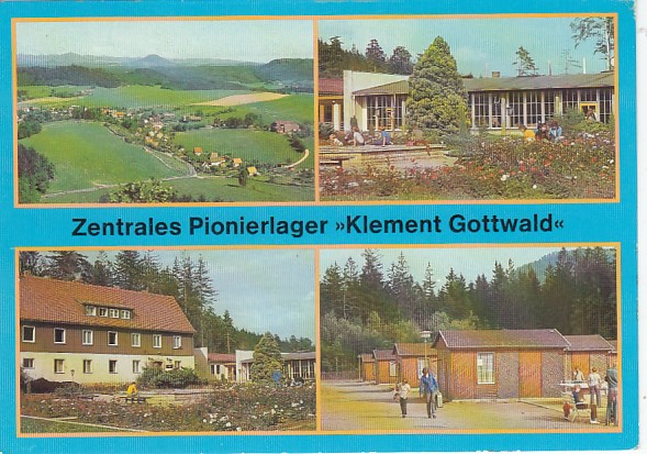 Gemeinde Gohrisch OT Papstdorf in Sachsen Kinderferienlager Pionierlager ca 1985