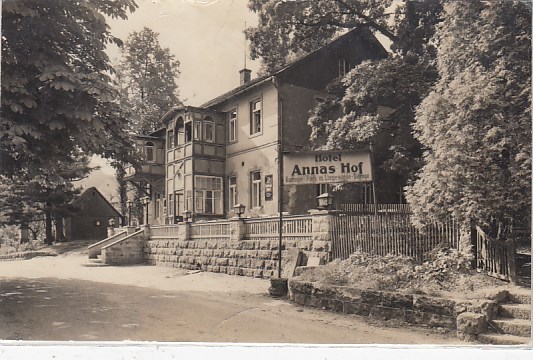 Gohrisch in Sachsen Gaststätte Annas Hof 1964