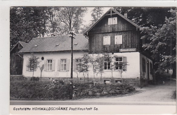Berthelsdorf OT Neustadt Hochwaldschänke 1963