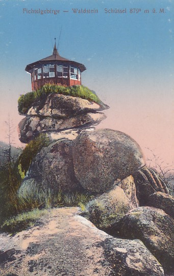 Wunsiedel im Fichtelgebirge Waldstein Schüssel ca 1910 Wunsiedel im Fichtelgebirge Waldstein Schüssel ca 1910