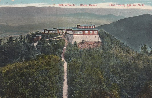 Hochwald Oybin Lausitzer Gebirge 1913