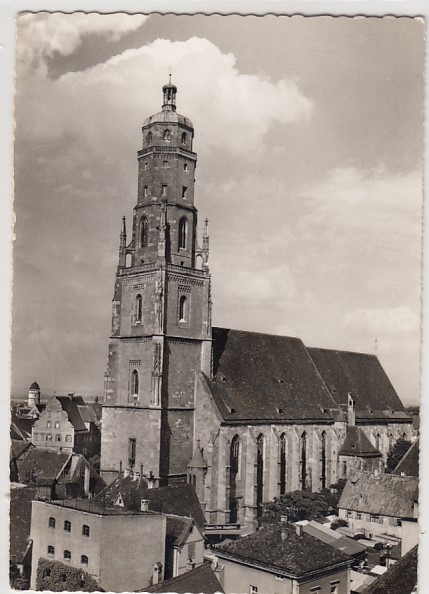 Nördlingen Kirche 1965 Nördlingen Kirche 1965