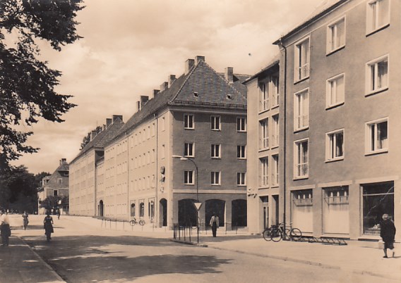Niesky Oberlausitz Neubauten Dr.Külz-Straße 1972