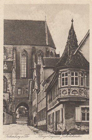 Rothenburg ob der Tauber ca 1920 Rothenburg ob der Tauber ca 1920