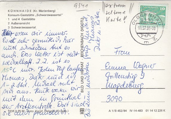 Alte Ansichtskarten Postkarten von Antik-Falkensee Kühnhaide bei