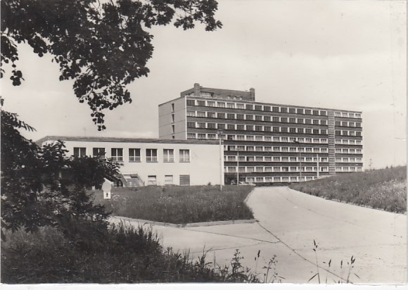 Eibenstock im Erzgebirge in Sachsen FDGB-Heim ca 1980