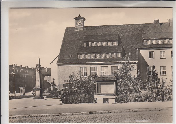 Johanngeorgenstadt im Erzgebirge Postamt Postsäule 1970