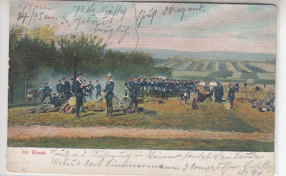Militär vor 1914 Soldaten Im Biwak Militär vor 1914 Soldaten Im Biwak