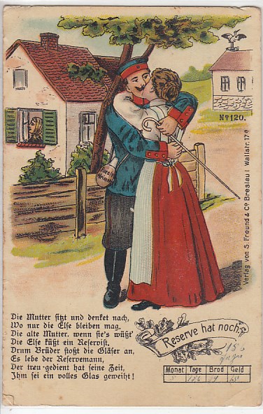 Militär vor 1914 Soldaten Reserve Sprüche 1909 Militär vor 1914 Soldaten Reserve Sprüche 1909