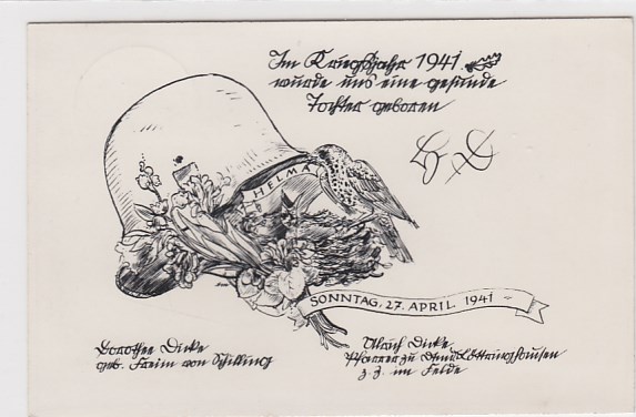 Militär Soldaten 2.WK Stahlhelm Helma 1941 Militär Soldaten 2.WK Stahlhelm Helma 1941