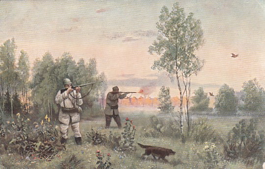 Jagd Jäger Hunde ca 1910 Jagd Jäger Hunde ca 1910