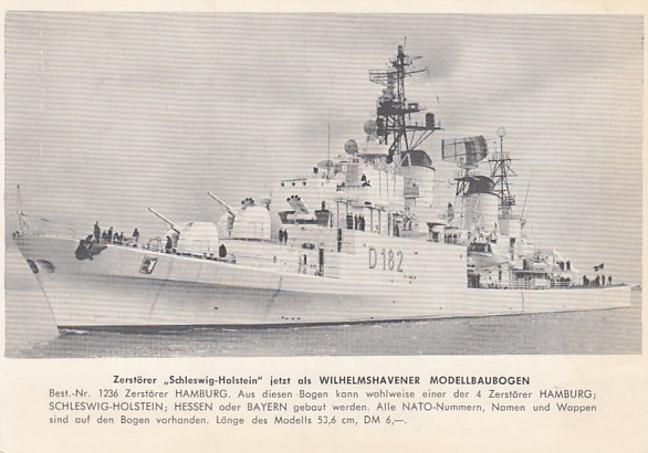 Marine Kriegsschiffe Zerstörer Schleswig-Holstein