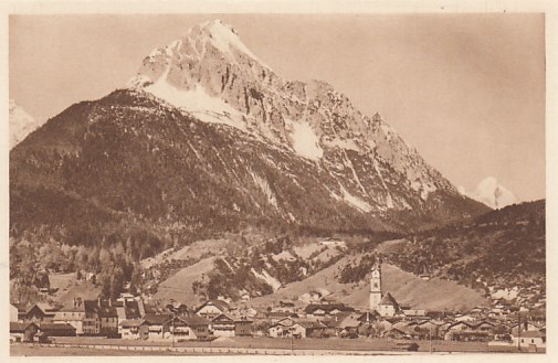 Mittenwald  Privat Ganzsache Reichswinterhilfe Lotterie 1934-1935
