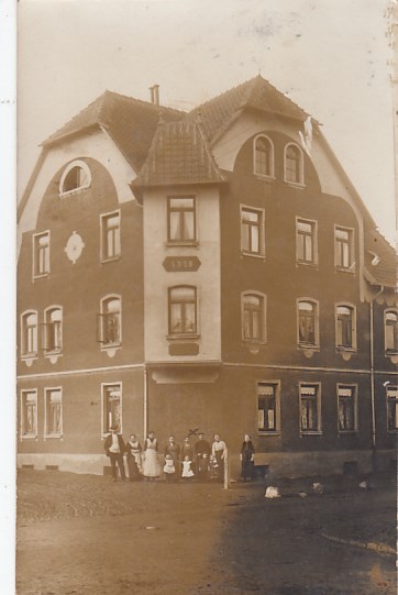 Foto Karte deutsche Orte nicht bestimmbar Bahnpoststempel Berlin-Magdeburg 1915