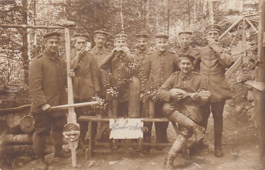 Militär 1.WK Soldaten Foto Karten im Felde