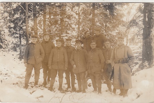 Militär 1.WK Soldaten Foto Karten im Felde